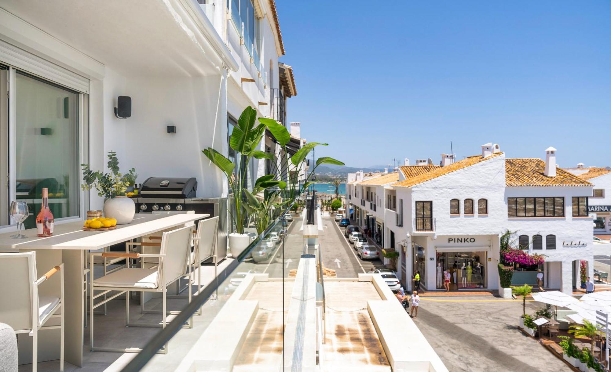 224 -Luxury Selection- Puerto Banus Marbella Front Line Duplex Penthouse Appartement Buitenkant foto